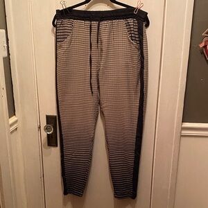 Sister Jane Black and Cream Checkered Trousers